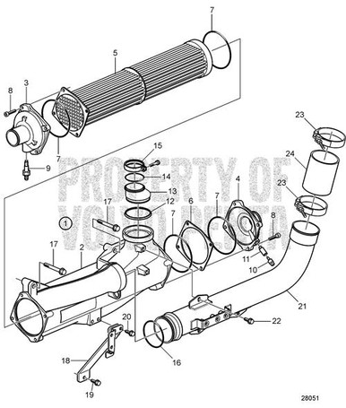 Volvo Penta Flange Screw (V2) - Volvo Penta (994395)