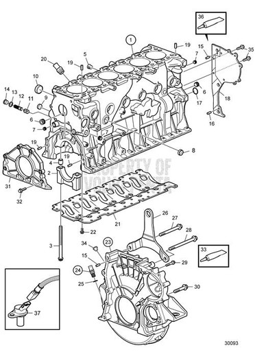 Volvo Penta Flange Screw(V2) - Volvo Penta (21384457)