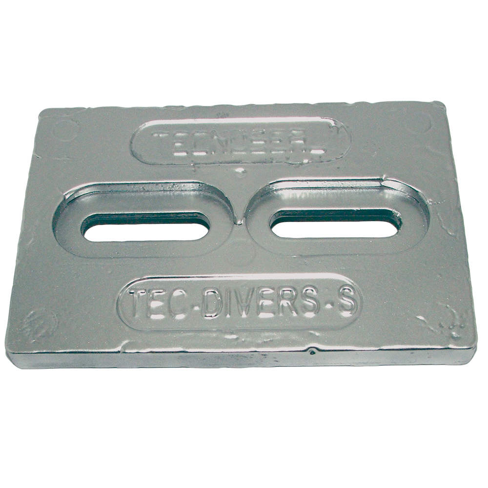 Tecnoseal Mini Magnesium Plate Anode 6" x 4" x 1/2" TEC-DIVERS-SMG