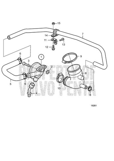 Volvo Penta Tube (V2) - Volvo Penta (20459255)