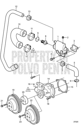 Volvo Penta Drive Screw - Volvo Penta (3852024)
