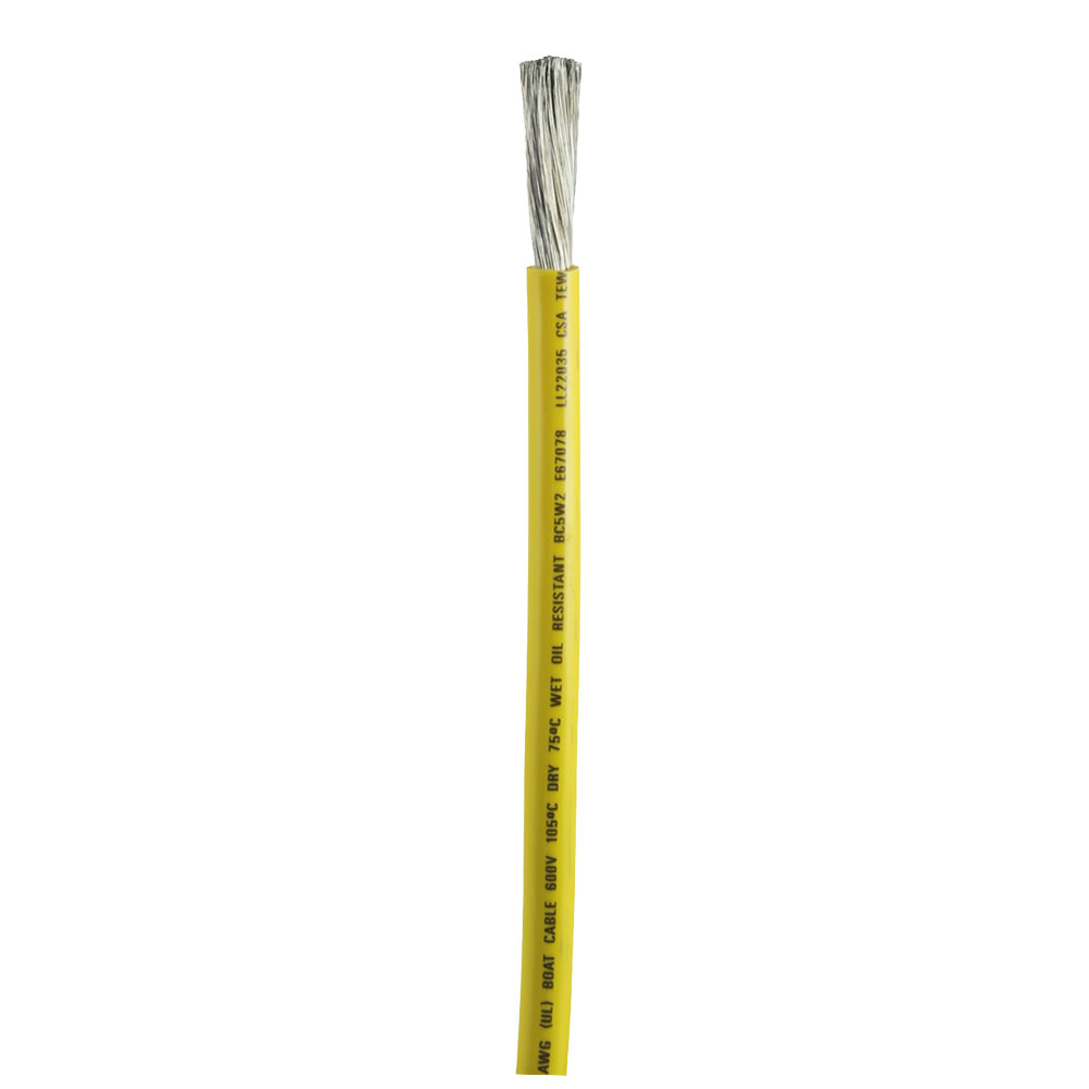 Ancor Yellow 2 AWG Battery Cable - Sold By The Foot 1149-FT