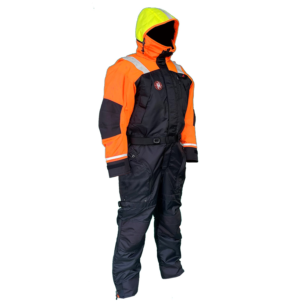 First Watch Anti-Exposure Suit Hi-Vis - Orange/Black - Medium AS-1100-OB-M