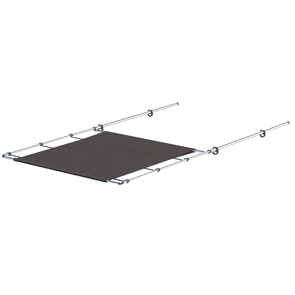 SureShade PTX Power Shade - 57" Wide - Stainless Steel - Grey 2021026258