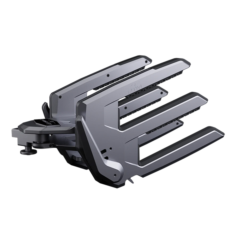 PTM Edge ClampForce 3.0 Clamping Wake Board Rack - Pair - Grey P13491-9010TEBGR