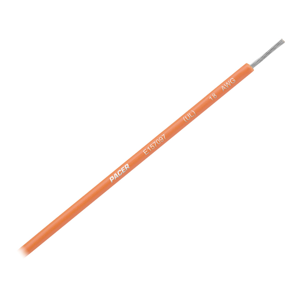 Pacer Orange 18 AWG UL Marine Wire - 35' WUL18OR-35