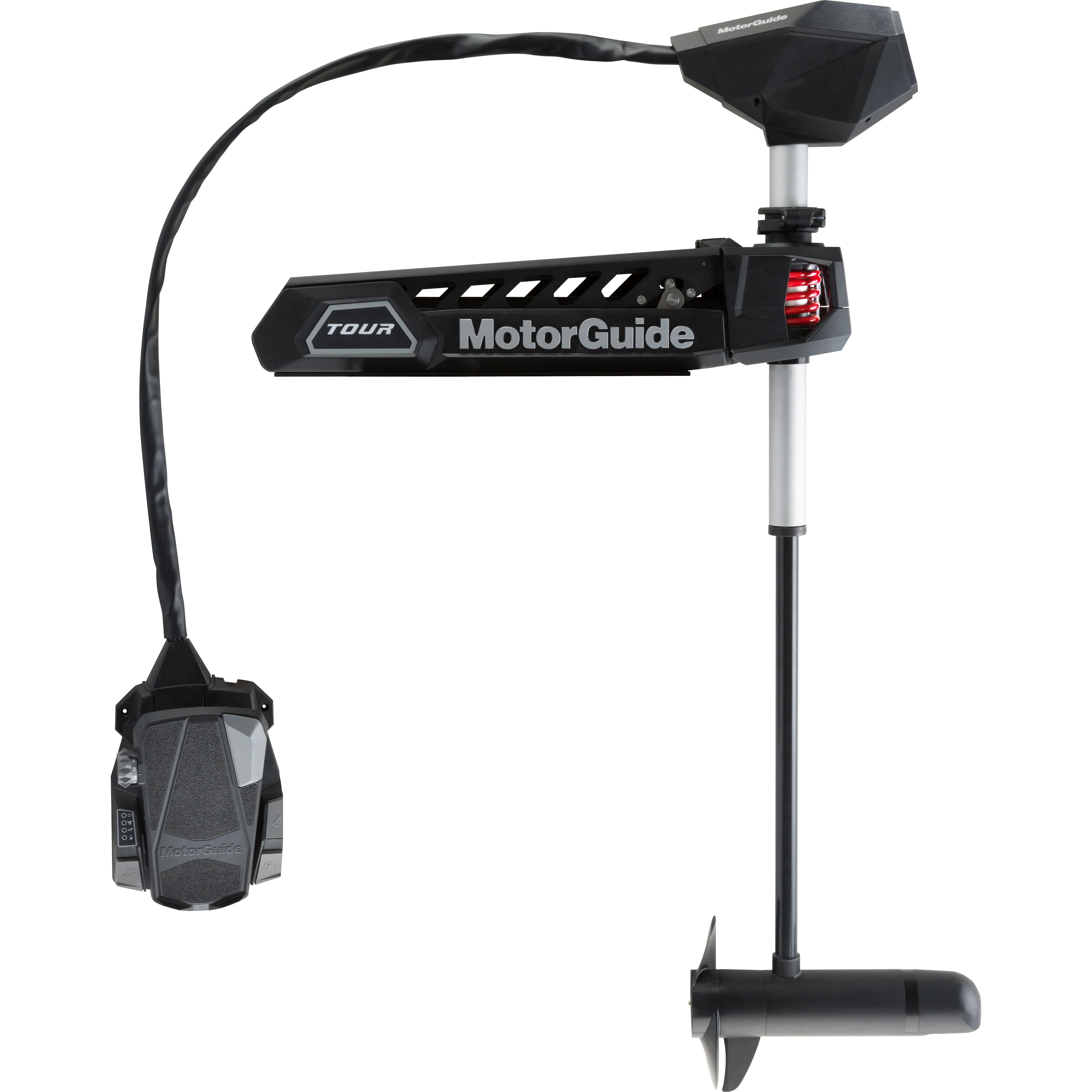 MotorGuide Tour Pro Bow Mount Trolling Motor, Pinpoint GPS, 82 lb Thrust, 24V, 45in Shaft, Cable Steer, Foot Control, Freshwater