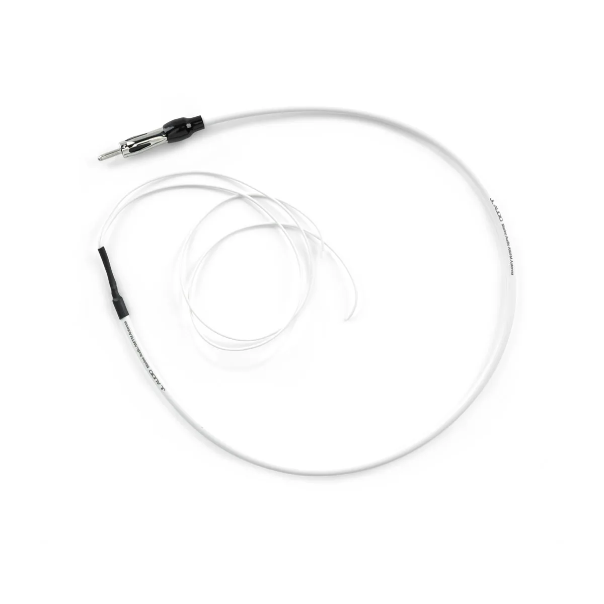 JL Audio XMD-WHTANT-AM/FM Hideaway AM/FM Antenna, For MM100s-BE/MM50, White Finish, Motorola-Type Male Plug