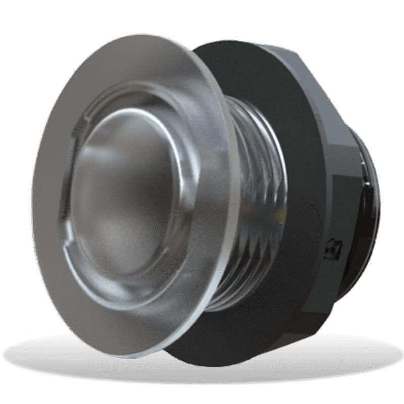 Lumishore LUX LW25 Livewell Light, CRGBW LED, Chrome Bezel, IP68
