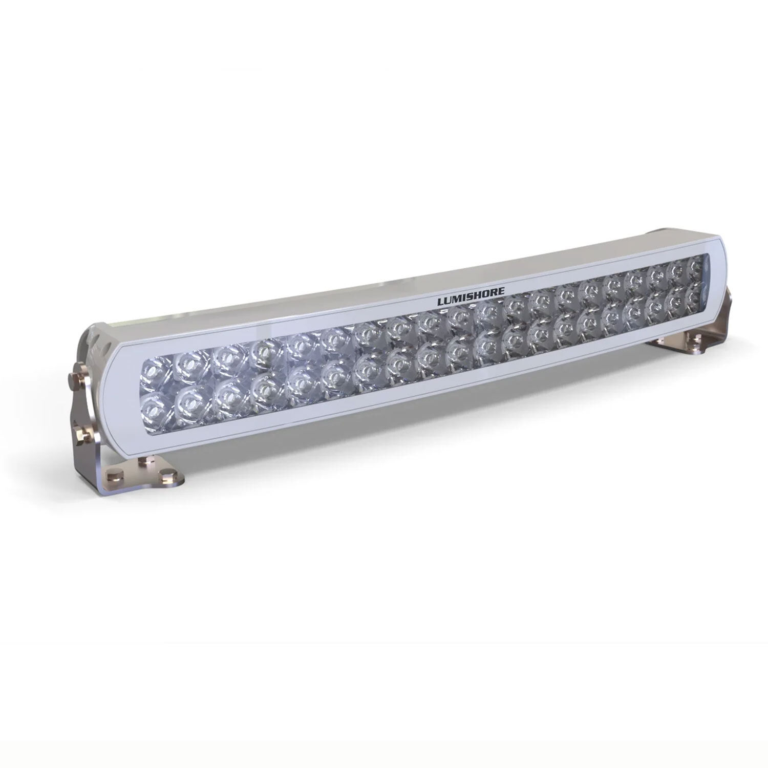 Lumishore 40 in Curved Above-Water LED Light Bar, White 5000K, 10.5-31V DC, IP68, 31,680 Fixture Lumens
