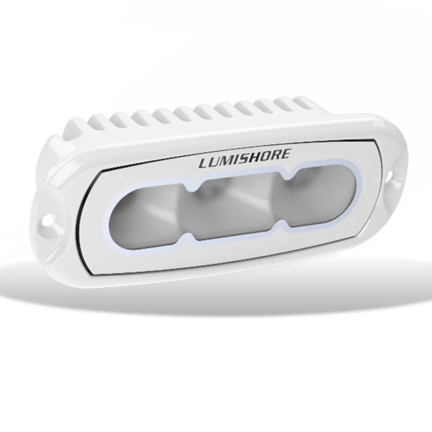 Lumishore ECLIPSE 4in Flush Fit LED Floodlight, White Finish, 1500 lm, IP68