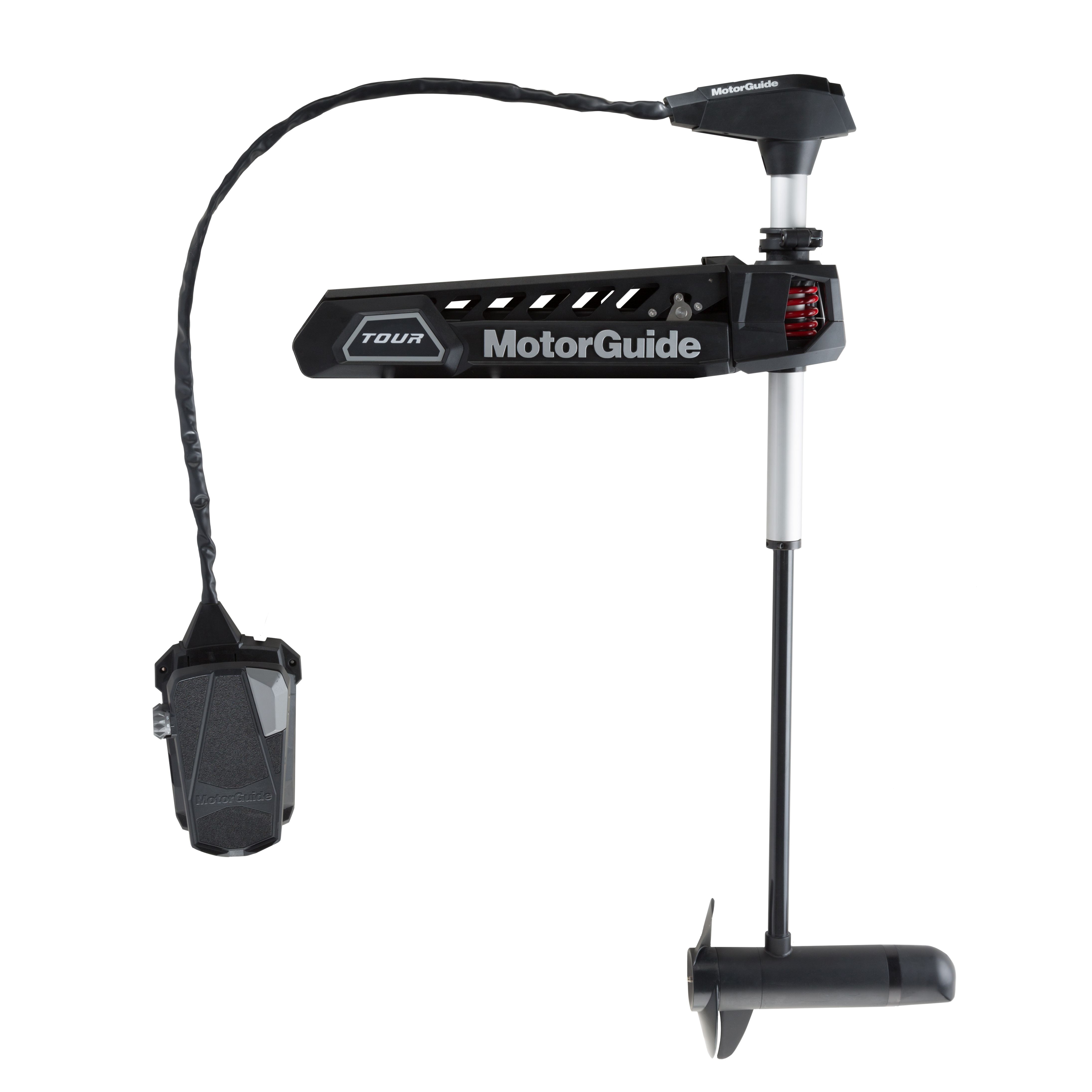 MotorGuide Tour Bow-Mount Trolling Motor, 36V, 109 lb Thrust, 45 in Shaft, Cable Steer, Foot Control, HD+ Universal Sonar, Freshwater