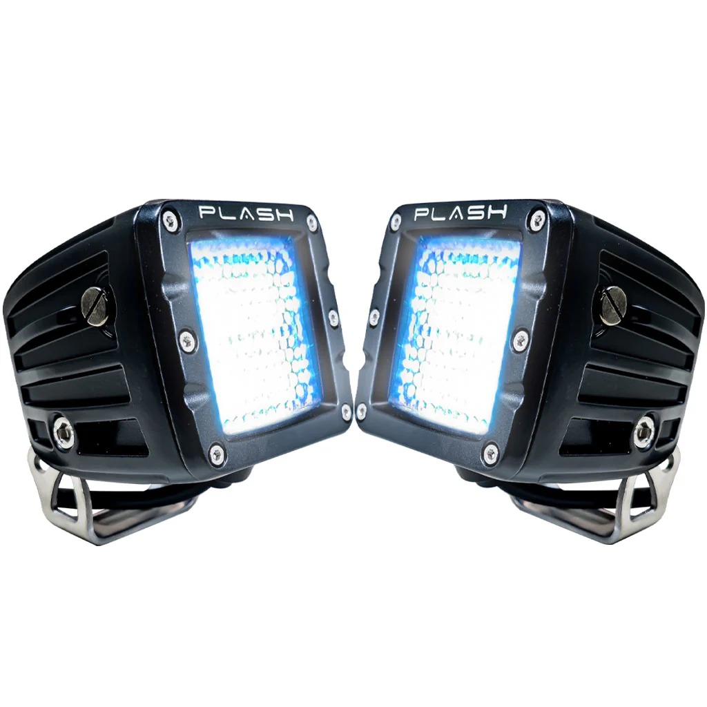 Plash - Cube Spotlight - 40W, 9-36V, IP69K, 6000K