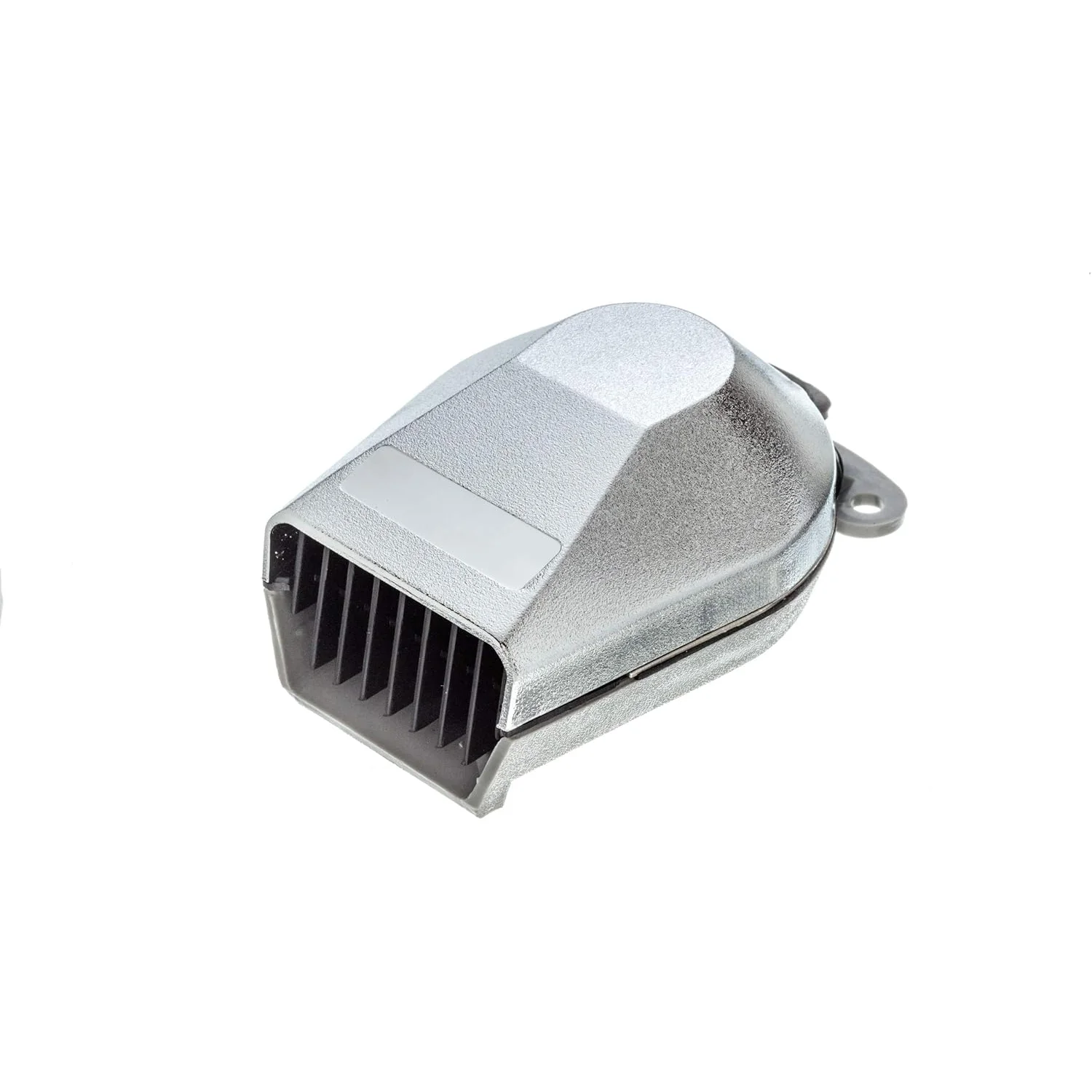 Attwood Marine Low-Profile Compact Horn, 12V, Chrome Plastic