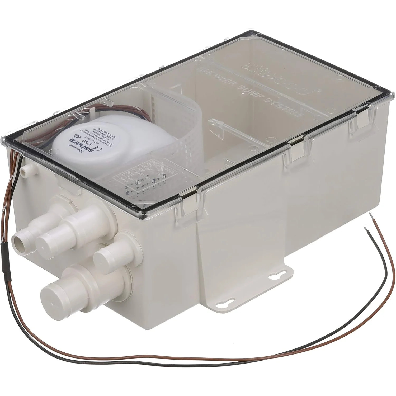 Attwood Marine Shower Sump System, Multi-Port, 750 GPH, 12V, Packard Connector