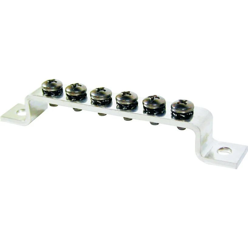 Blue Sea Systems MiniBus Common Grounding BusBar, 100A, 6-Gang, 48V DC