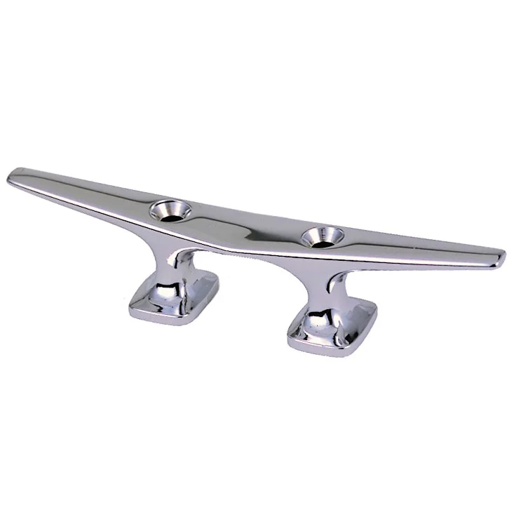 Perko 1252 Open Base Cleat, 6-1/2 in, Chrome Plated Zinc, 3/4 in Line