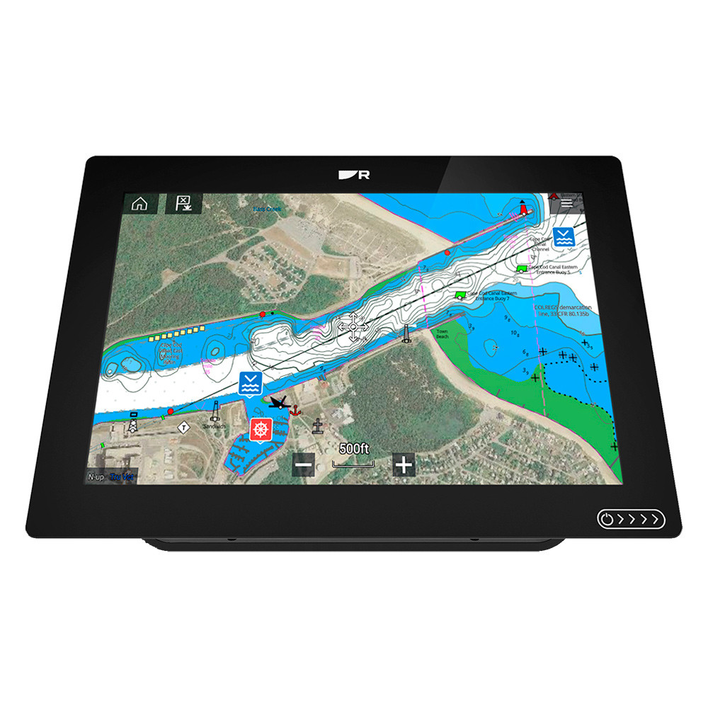 Raymarine Axiom+ 12 MFD Chartplotter, Navionics+ North America, 12.1 in IPS, 10Hz GPS, NMEA 2000