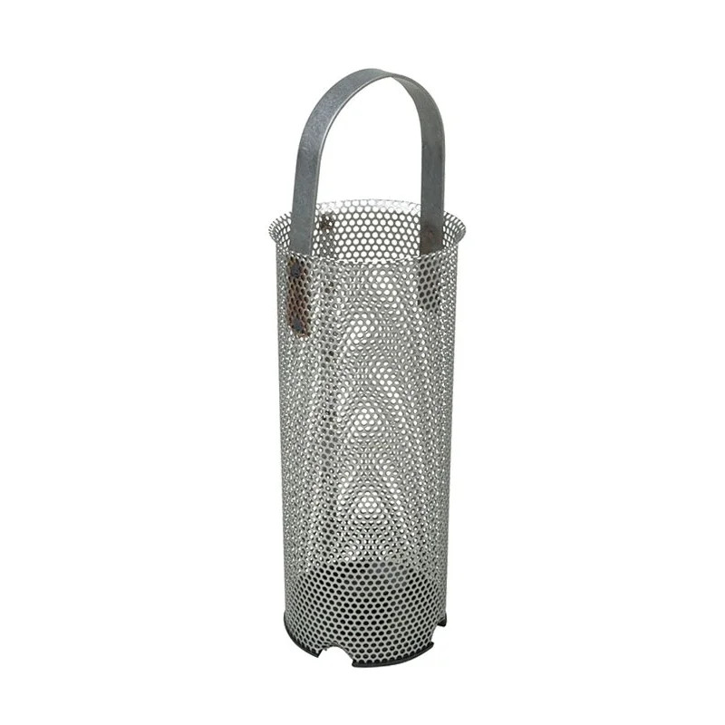 Perko 493 Series Strainer Basket, For 1-1/4 in NPT, 304 SS, 2-5/8 in x 6-1/4 in