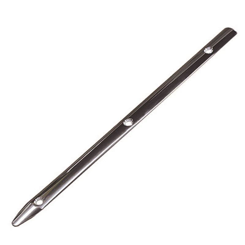 TACO Marine Rub Rail End, For Stainless Steel Rub Rail, 12 in x 3/4 in, 304 Stainless Steel