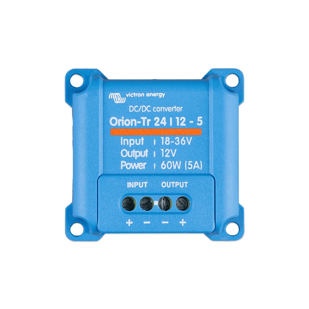 Victron Energy Orion-Tr 24/12-5 DC-DC Converter, 24V to 12V, 5A, 60W, Non-Isolated