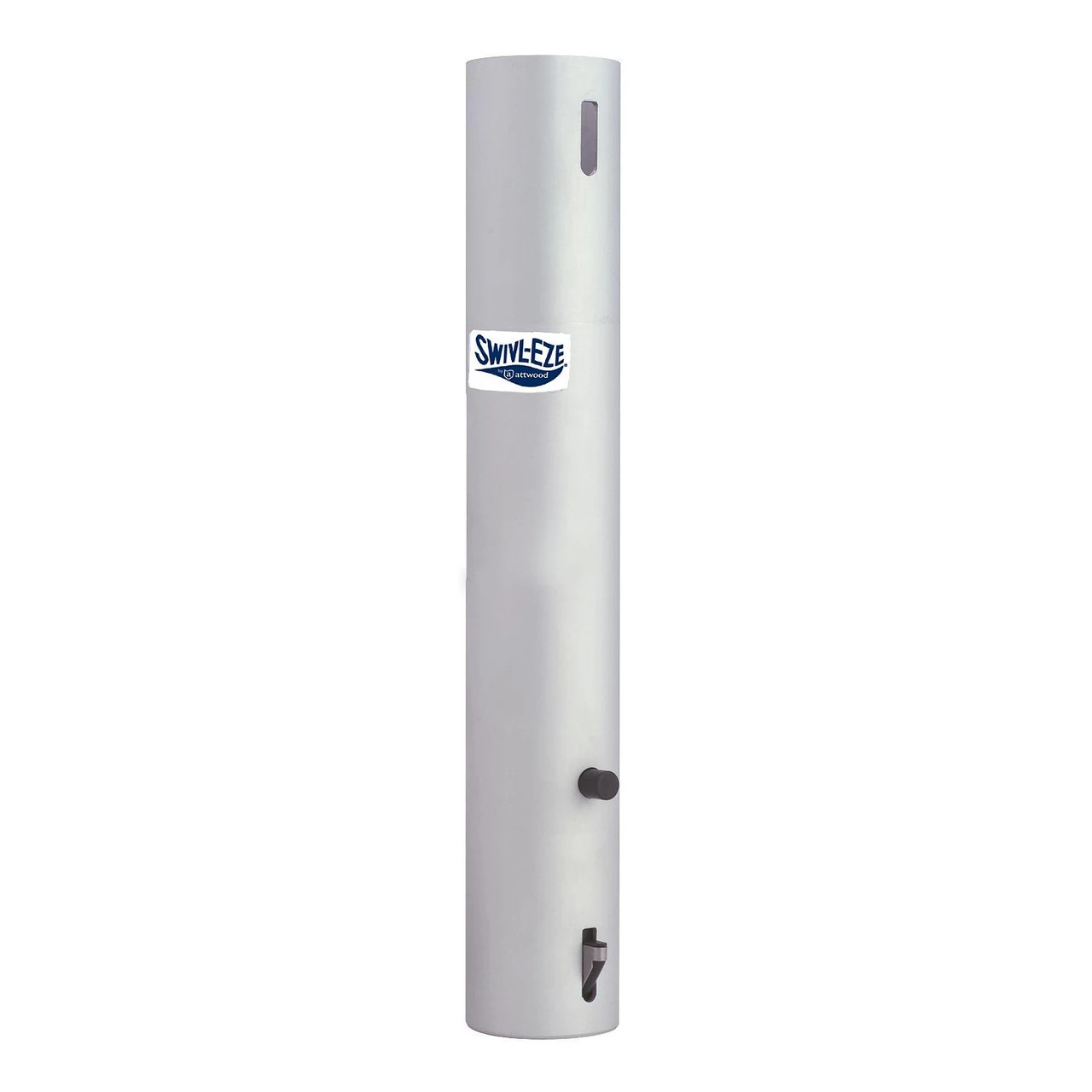 Attwood Marine 238 Series Fixed Height Seat Extension Posts, 2-3/8 in Diameter, Hard-Anodized Aluminum