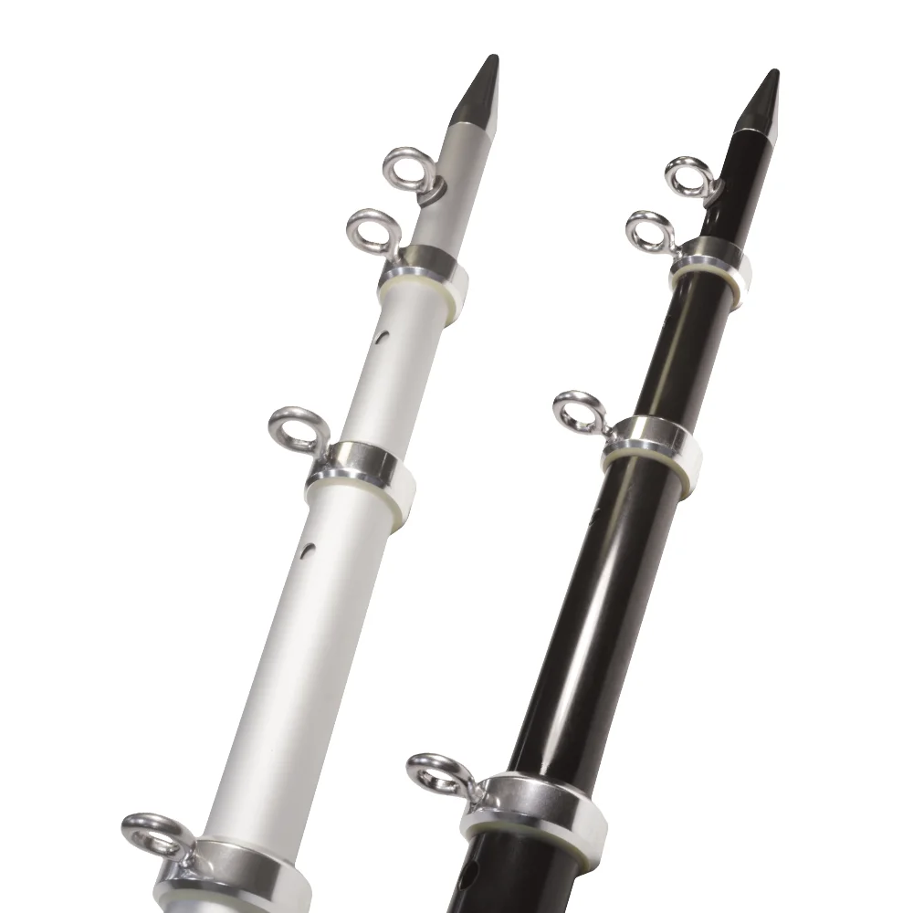 TACO Marine OT Series Aluminum Tele-Outrigger Poles, Pair, Pin-Locking