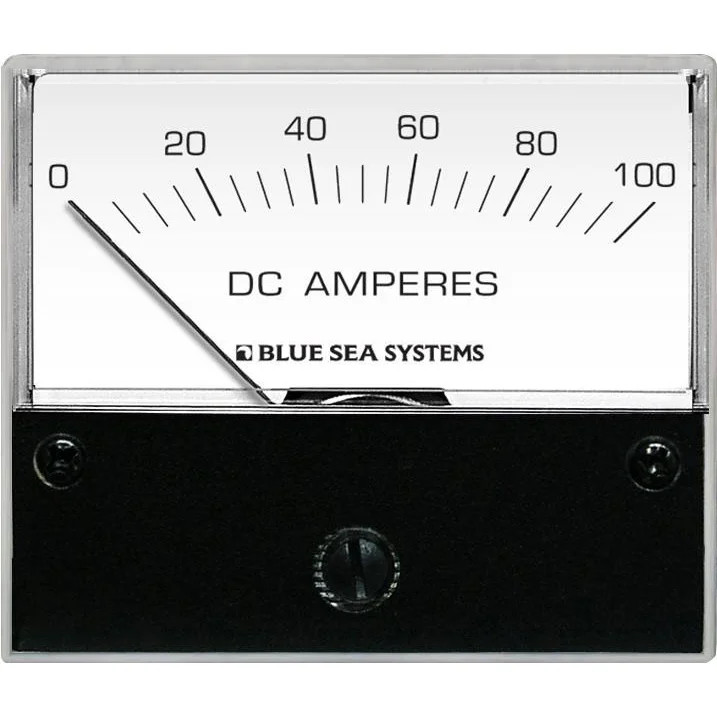Blue Sea Systems DC Analog Ammeter, 2.75 in Face, 12V/24V DC Backlight