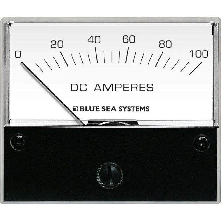 Blue Sea Systems DC Analog Ammeter, 2.75 in Face, 12V/24V DC Backlight