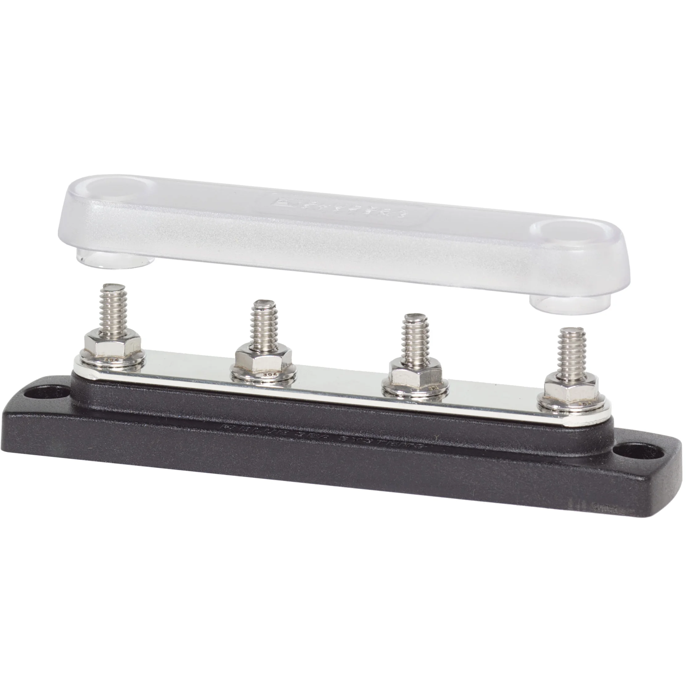 Blue Sea Systems Common 150A BusBar, 48V DC, 300V AC, Tin-Plated Copper Bus