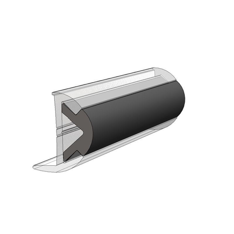 TACO Marine Flexible Vinyl Rub Rail Insert, For Rigid and Aluminum Rub Rail, 1 in x 1/2 in, Soft PVC