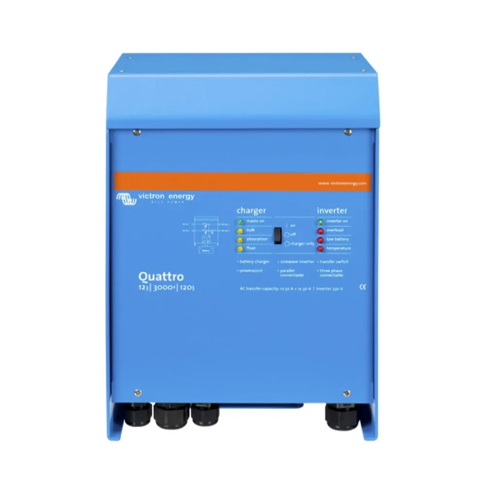 Victron Energy Quattro Inverter/Charger, 230V, Two AC Inputs