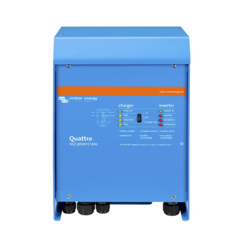 Victron Energy Quattro Inverter/Charger, 230V, Two AC Inputs