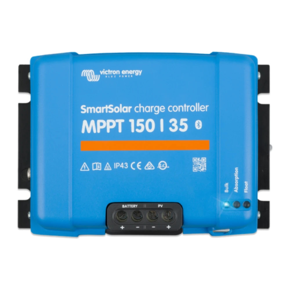Victron Energy SmartSolar MPPT Solar Charge Controller, 150V, 12/24/48V, Built-In Bluetooth