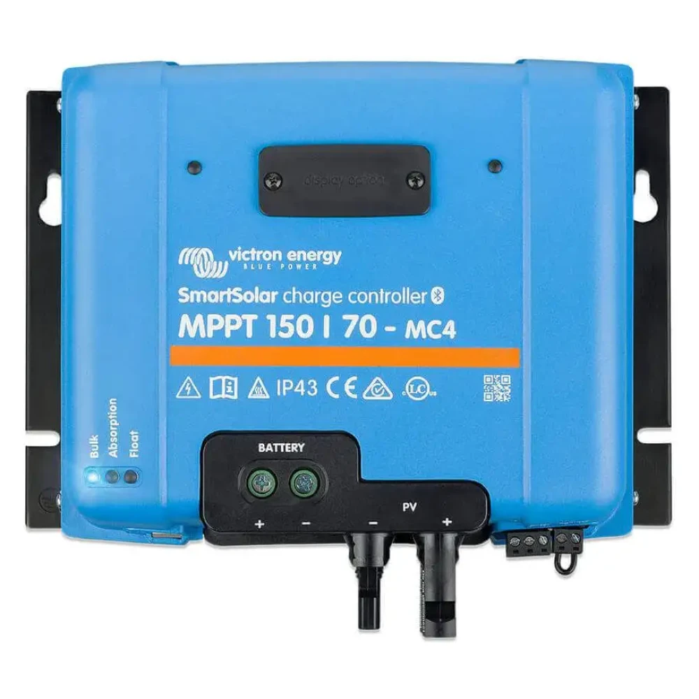 Victron Energy SmartSolar MPPT 150/70 VE.Can Solar Charge Controller, 150V, 70A, Bluetooth