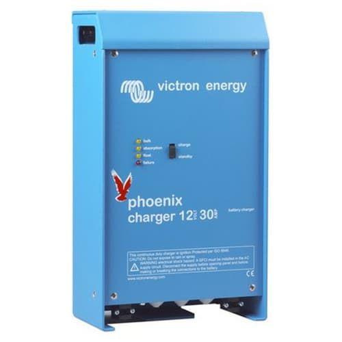 Victron Energy Phoenix Battery Charger, 120-240V AC, 2+1 Outputs