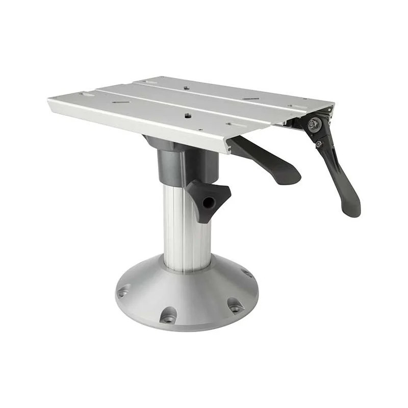 Attwood Marine 278 ProGlide Seat Mount with Slider, For 2-7/8 in Posts, Long Handle