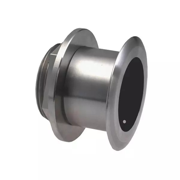 Raymarine SS164 Tilted Element Through-Hull Transducer, For CP370, 1kW, 50/200 kHz, Depth/Temperature, Stainless Steel