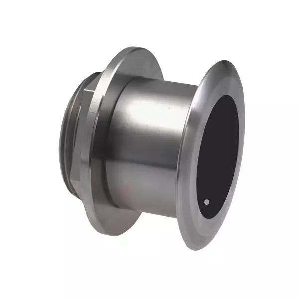 Raymarine SS164 Tilted Element Through-Hull Transducer, For CP370, 1kW, 50/200 kHz, Depth/Temperature, Stainless Steel