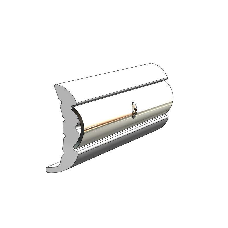 TACO Marine Rigid Vinyl Rub Rail, 1-5/8 in x 5/8 in, 20 ft