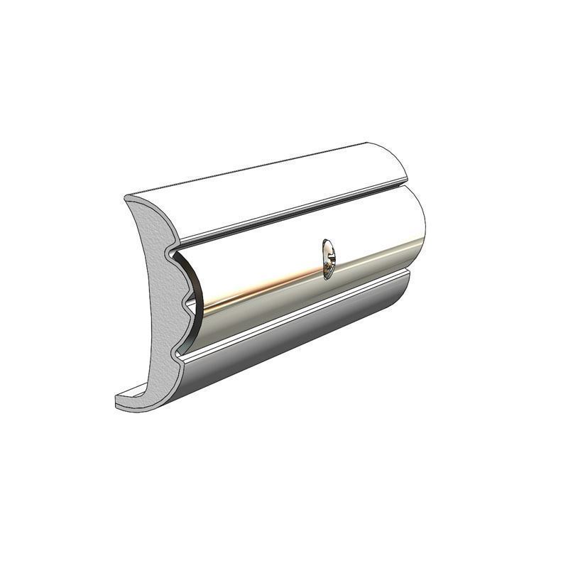 TACO Marine Rigid Vinyl Flex-Core Rub Rail, 1.58 in x .635 in