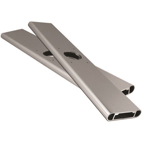 TACO Marine T-Top Extrusion Plate, For Grand Slam Mounts, Pre-Drilled, Pair