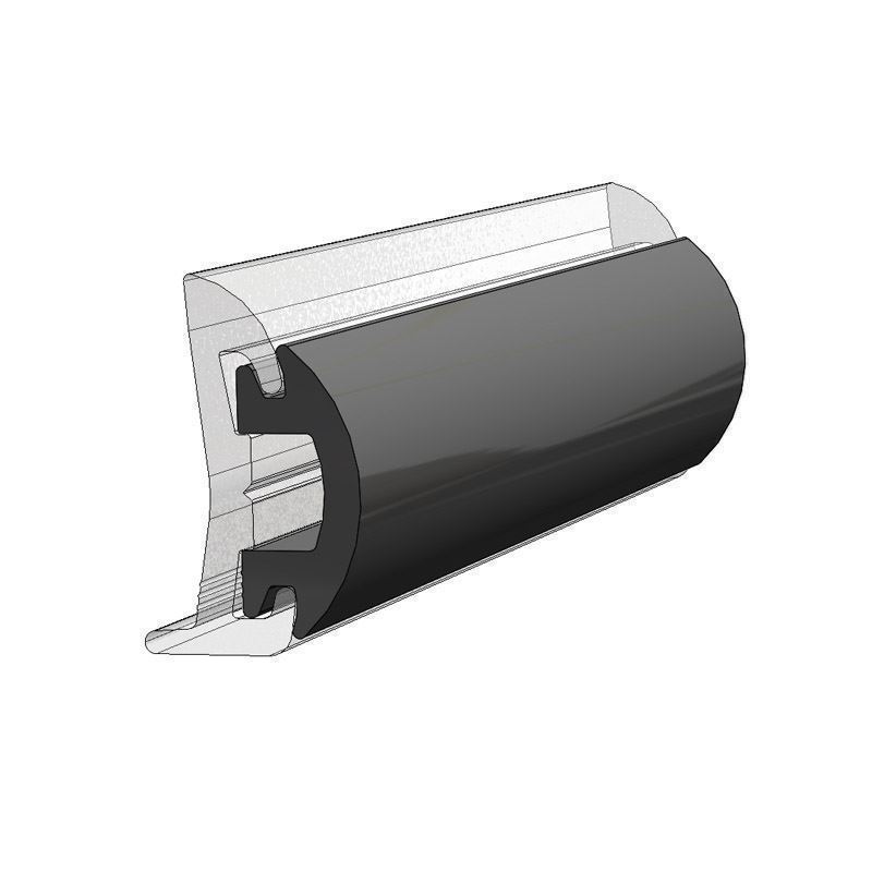 TACO Marine Flexible Vinyl Rub Rail Insert, 1-3/16 in x 1/2 in