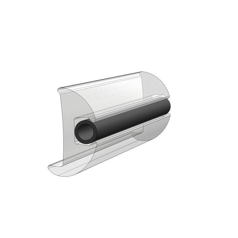 TACO Marine Tube Style Flexible Vinyl Rub Rail Insert, 1/2 in Dia
