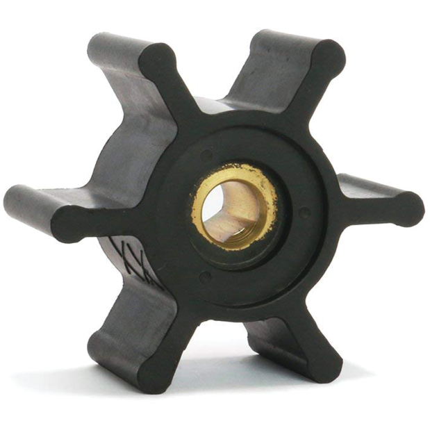 Jabsco Impeller Kit, 6-Blade, Single Flat Drive, 2 in Diameter