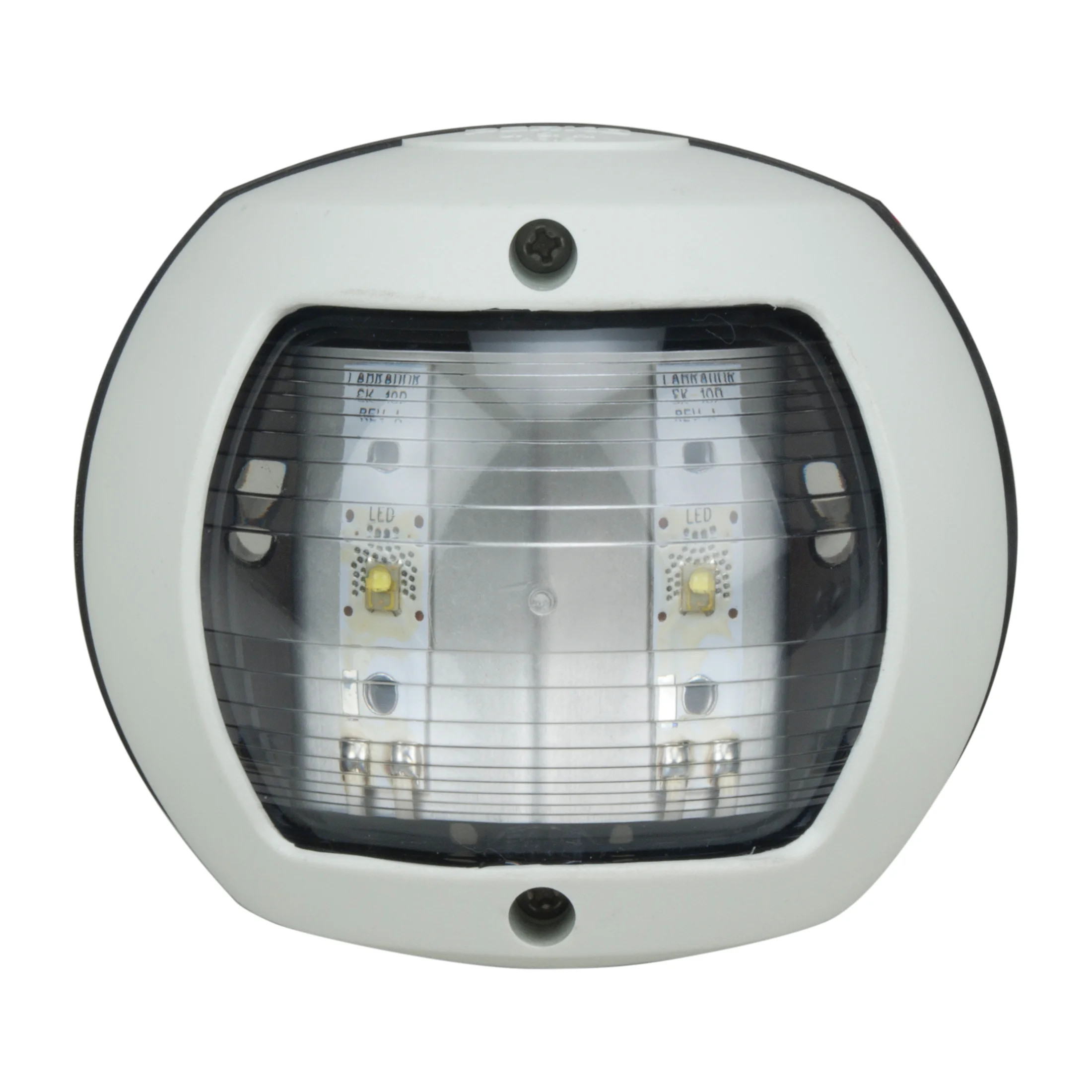 Perko LED White Stern Navigation Light, 2nm, 135° Arc, White Polymer Housing