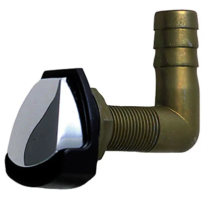 Perko 0561 Gas Tank Vent with Swivel Elbow, 5/8 in Hose, 1 in Max Hull, 30 Mesh SS Flame Arrestor