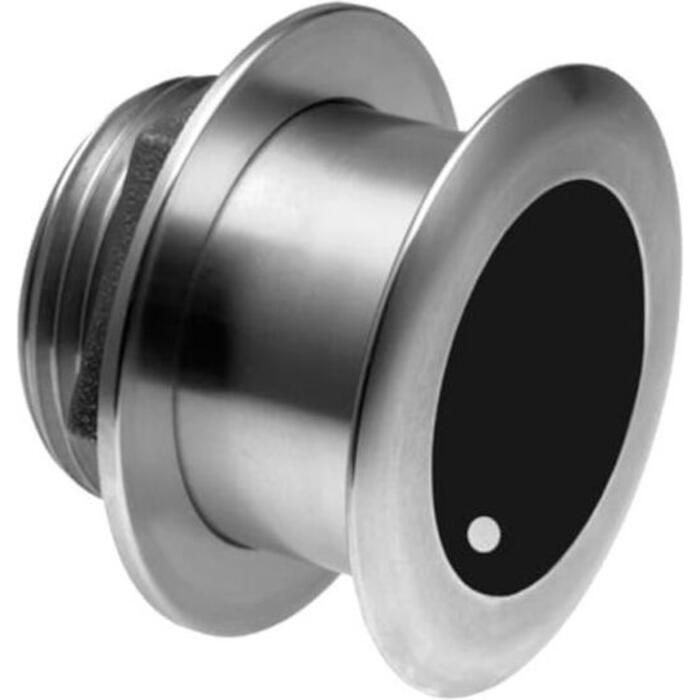 Raymarine SS175MW CHIRP Tilted Element Thru-Hull Transducer, 1kW, 20° Tilt, 60-100 kHz, Stainless Steel, Depth/Temp