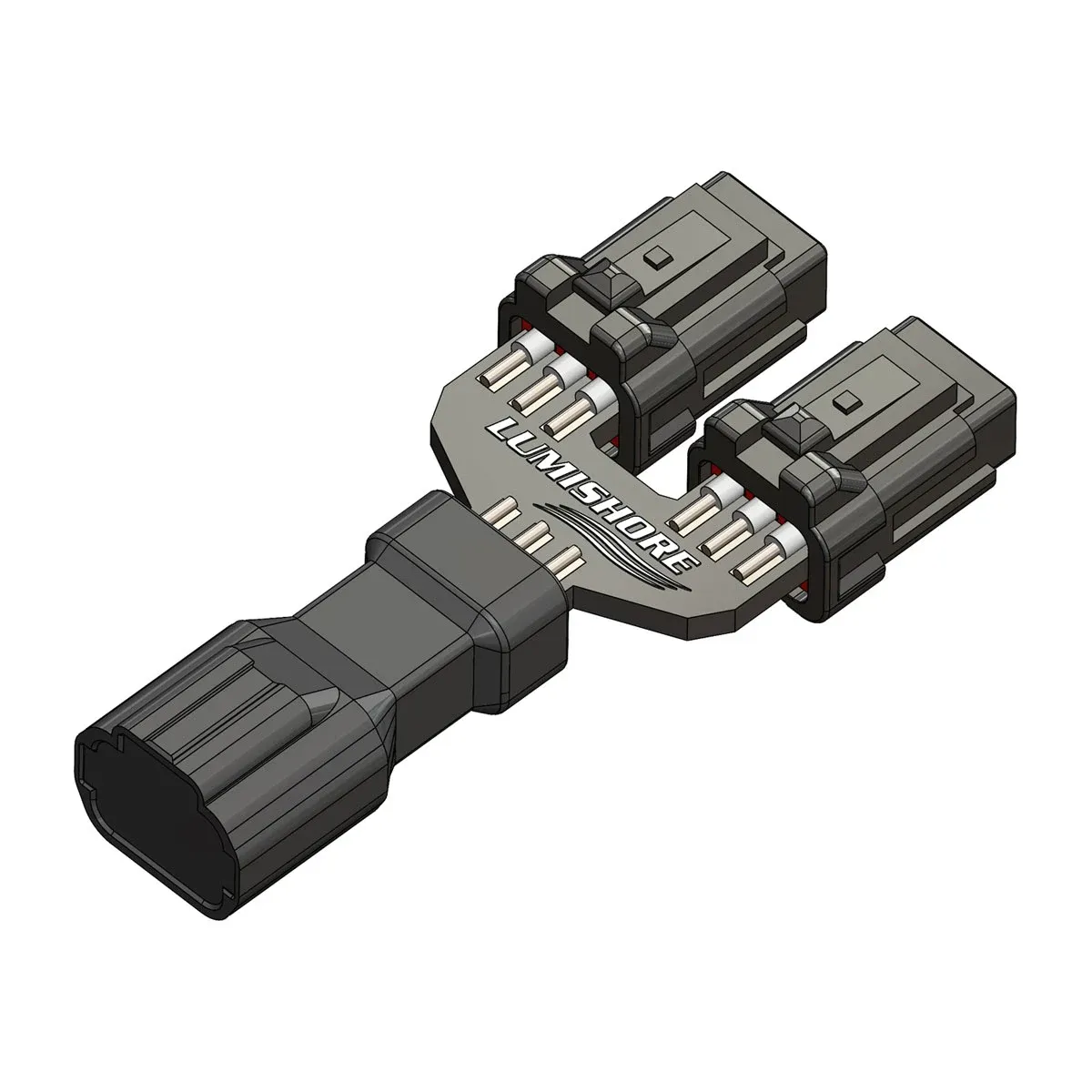 Lumishore Cable Splitter, For LUX Strip & Neon Flex, 6-Core