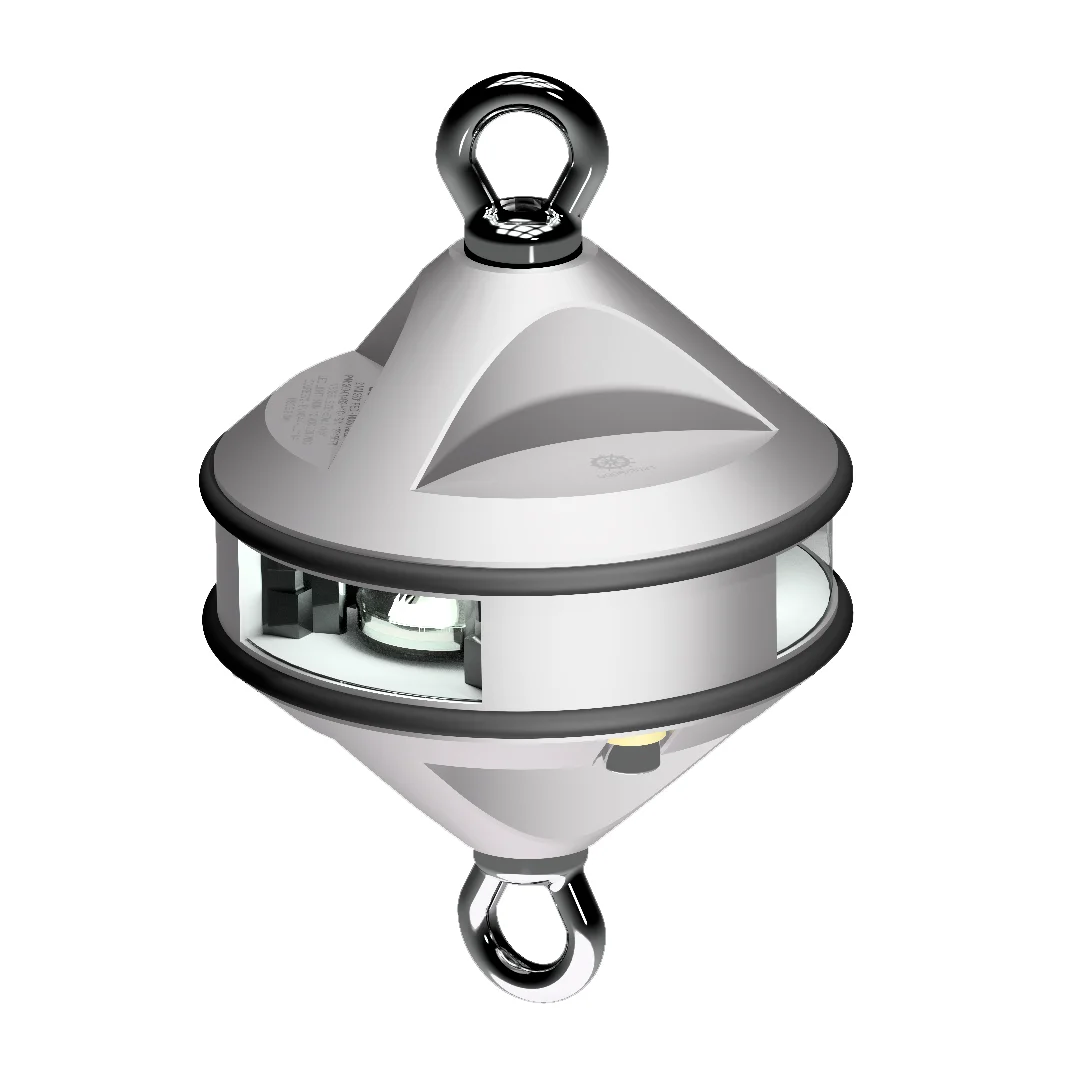 Lopolight Anchor Light, 2nm, 360° White Light, Hoistable, Horizontal Mount